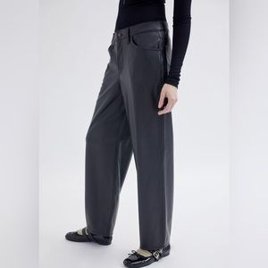 NWT Levi’s Faux Leather Baggy Dad Pant